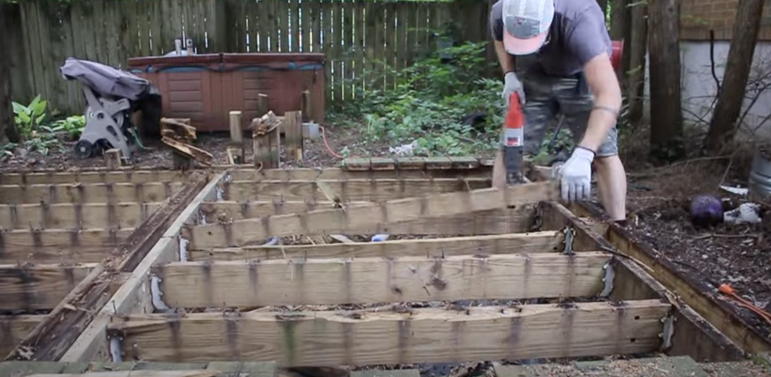 Decking removal service in London