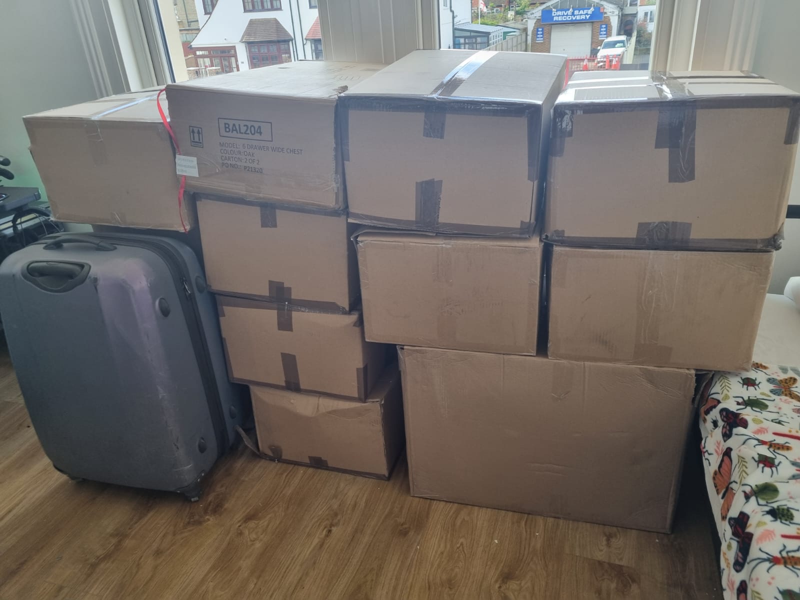 cardboard boxes collection